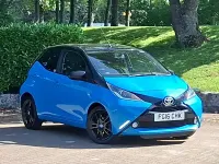 Used Toyota Aygo X-cite 68 HP (50 kW) 2016 Blue Hatchback