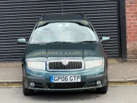 Used Skoda Fabia Elegance 75 HP (55 kW) 2006 Green Estate