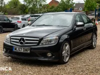 Used Mercedes C220 170 HP (125 kW) 2008 Black Sedan
