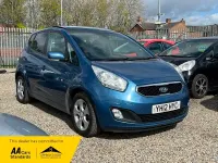 Used Kia Venga 125 HP (91 kW) 2012 Blue Hatchback