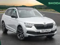 Used Skoda Kamiq Monte Carlo 147 HP (108 kW) 2021 Brilliant silver metallic SUV