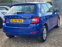 Used Skoda Fabia SE 60 HP (44 kW) 2020 Blue Hatchback