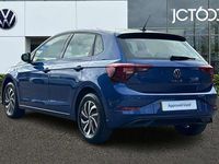 Second-hand VW Polo Life 80 CP (58 kW) 2023 Albastru Hatchback