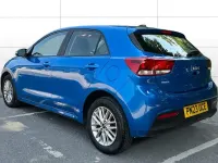 Used Kia Rio 84 HP (61 kW) 2022 Blue Hatchback