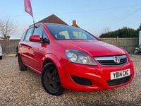 Used Vauxhall Zafira 120 HP (88 kW) 2014 Red MPV