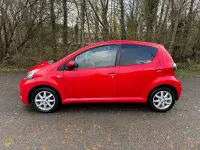 Used Toyota Aygo 68 HP (50 kW) 2013 Red Hatchback