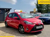 Used Toyota Yaris 111 HP (81 kW) 2019 Red Hatchback