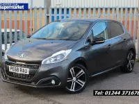Used Peugeot 208 GT-line 2018 Grey Hatchback