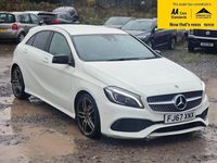 Used Mercedes A200 AMG line 2017 White Hatchback