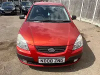 Used Kia Rio 97 HP (71 kW) 2008 Red Hatchback