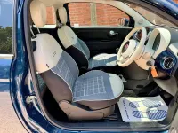 Used Fiat 500 Lounge 69 HP (50 kW) 2018 Blue Hatchback