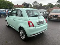 Used Fiat 500 Lounge 69 HP (50 kW) 2017 Green Hatchback