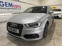 Used Audi A3 S-Line 184 HP (135 kW) 2016 Silver Hatchback