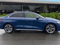 New Audi A3 S-Line 2026 Blue Sedan