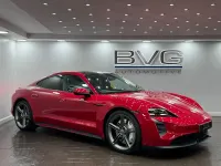 Used Porsche Taycan Performance Package 300 kW (408 HP) 2021 Red Sedan