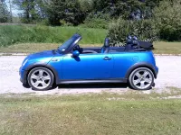 Begagnad Mini Cooper S Cabriolet 2007 Blå Cab