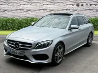 Used Mercedes C220 AMG Line Premium 2014 Silver Estate