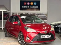 Used Toyota Yaris Design 2017 Red Hatchback