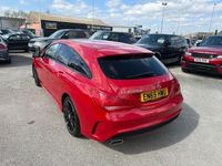 Used Mercedes CLA220 Shooting Brake AMG 177 HP (130 kW) 2016 Red Estate