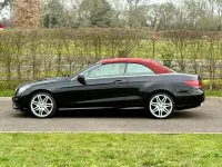 Used Mercedes E220 AMG 170 HP (125 kW) 2013 Black Cabriolet