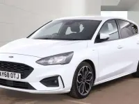 Begagnad Ford Focus ST-Line X 125 HK (91 kW) 2018 Vit Halvkombi