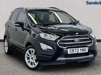 Used Ford Ecosport Titanium 125 HP (91 kW) 2022 Black SUV