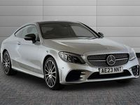 Used Mercedes C300 AMG line 258 HP (189 kW) 2023 Hightech silver Coupe