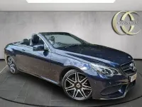 Used Mercedes E200 AMG line 184 HP (135 kW) 2016 Blue Cabriolet