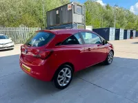 Used Vauxhall Corsa 75 HP (55 kW) 2016 Red Hatchback