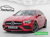 Used Mercedes CLA200 Shooting Brake AMG line 163 HP (119 kW) 2020 Red Estate