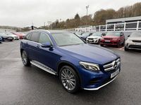Used Mercedes GLC250 AMG line 204 HP (150 kW) 2017 Blue SUV