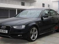 Used Audi A4 S-Line 177 HP (130 kW) 2015 Black Sedan