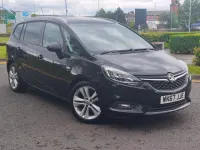 Used Vauxhall Zafira Tourer SRi 2017 Black MPV