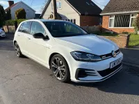 Used VW Golf VII GTD 184 HP (135 kW) 2017 White Hatchback