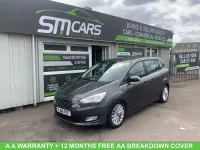 Used Ford Grand C-Max Titanium 120 HP (88 kW) 2016 Grey MPV