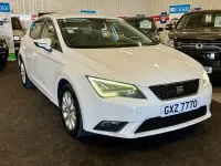 Used Seat Leon SE 105 HP (77 kW) 2014 White Hatchback