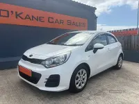 Used Kia Rio 84 HP (61 kW) 2015 White Hatchback
