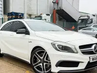 Second-hand Mercedes A45 AMG AMG 360 CP (264 kW) 2014 Alb Hatchback