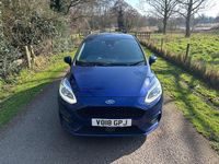 Used Ford Fiesta ST-Line X 100 HP (73 kW) 2018 Blue Hatchback