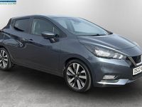 Usado Nissan Micra Tekna 92 HP (67 kW) 2022 Cinzento Citadino