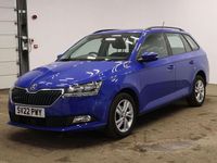 Used Skoda Fabia SE 95 HP (69 kW) 2022 Blue Hatchback