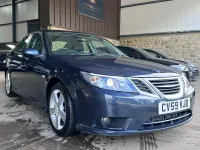 Used Saab 9-3 2009 Blue Sedan