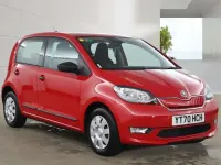 Used Skoda Citigo-e IV SE 61 kW (83 HP) 2020 Red Hatchback