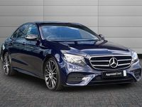 Used Mercedes E220 AMG line 194 HP (142 kW) 2020 Blue Sedan
