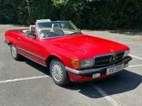 Used Mercedes SL280 1983 Red Cabriolet