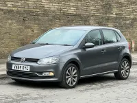 Used VW Polo SE 90 HP (66 kW) 2015 Grey Hatchback