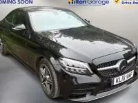 Second-hand Mercedes C300 AMG line 2018 Negru Coupe