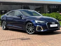 Used Audi A5 S-Line 163 HP (119 kW) 2023 Blue Coupe