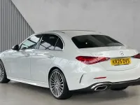 Used Mercedes C200 AMG Line Premium 204 HP (150 kW) 2025 Manufaktur opalite white bright
