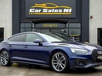 Used Audi A5 S-Line 161 HP (118 kW) 2022 Blue Hatchback